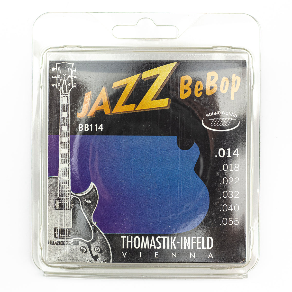 Thomastik Infeld BB114 Jazz BeBop Nickel Roundwound 14 55 Electric