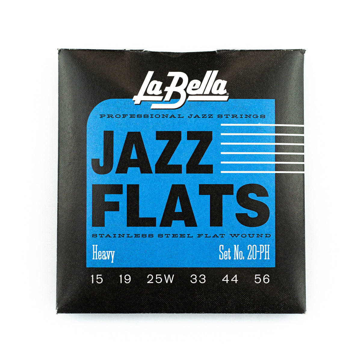 La Bella 20PH Jazz Flats 15 56 Stainless Steel Electric Guitar Strings