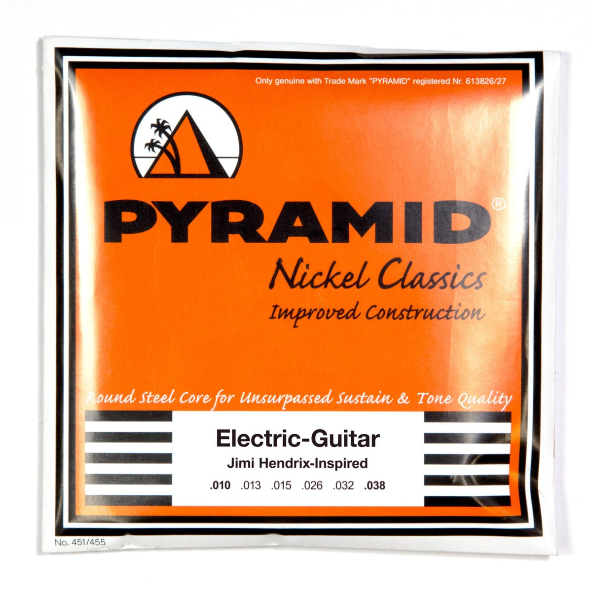 PYRAMID Nickel Classics Jimi Hendrix 10 38 Electric Guitar Strings