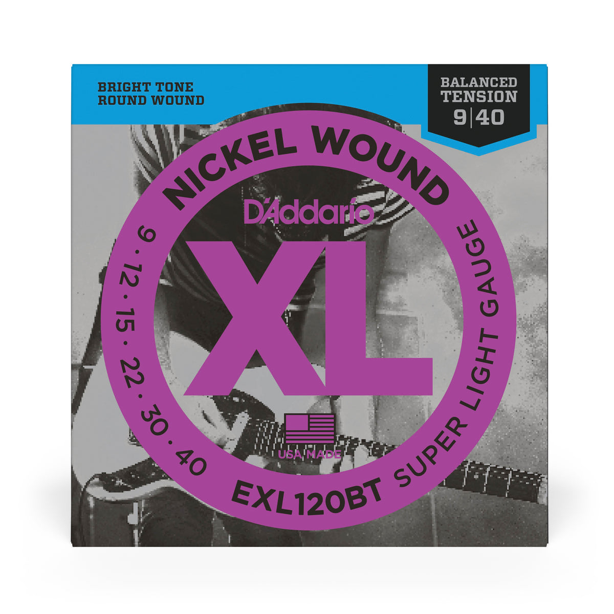 D Addario EXL120BT Balanced Tension Nickel Wound 9 40 Electric