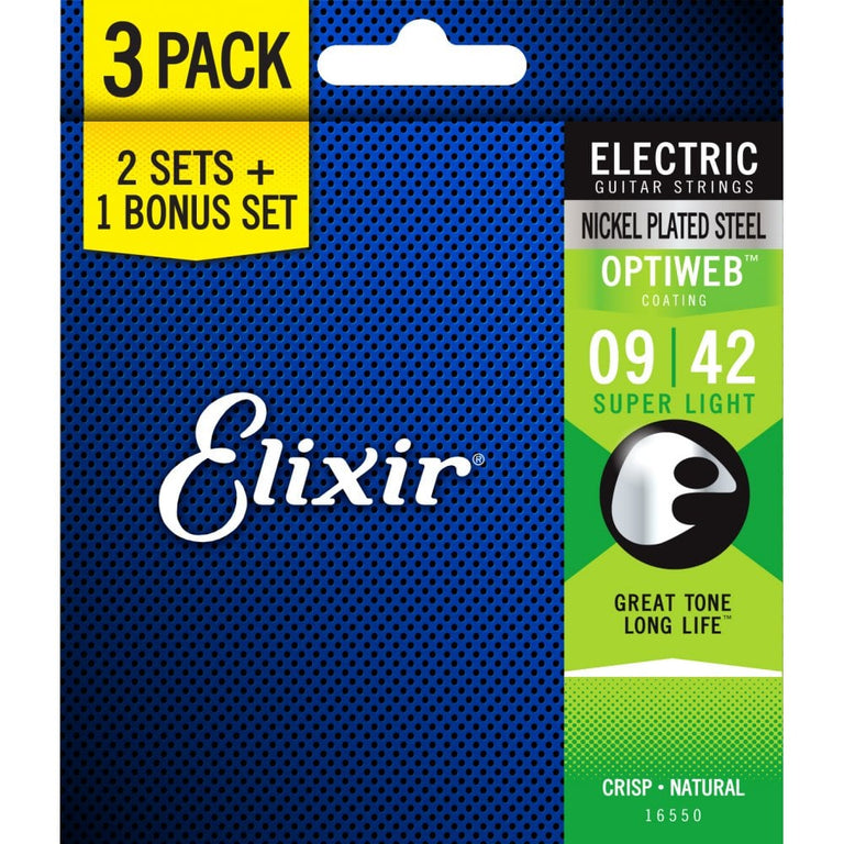 Shop Elixir OPTIWEB Electric Guitar Strings Strings Direct