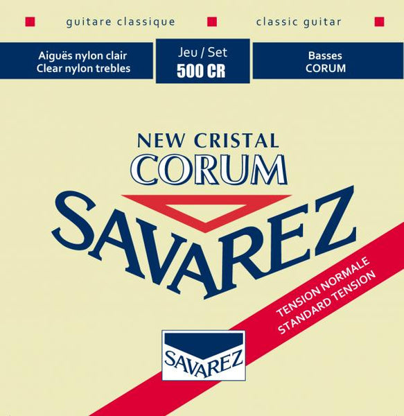 Savarez 500CR New Cristal Corum Classical Guitar Strings Normal