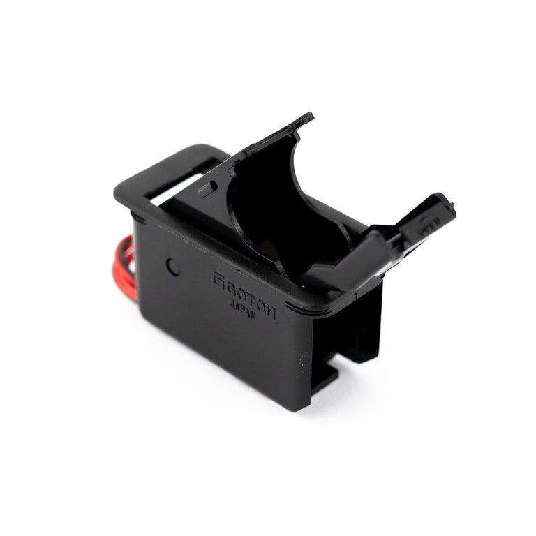 Allparts EP-2928-023 9-Volt Battery Compartment with Access Door, Top Mount