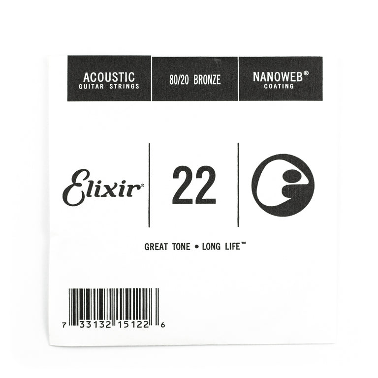 Shop Elixir NANOWEB Bronze Single Acoustic Guitar Strings