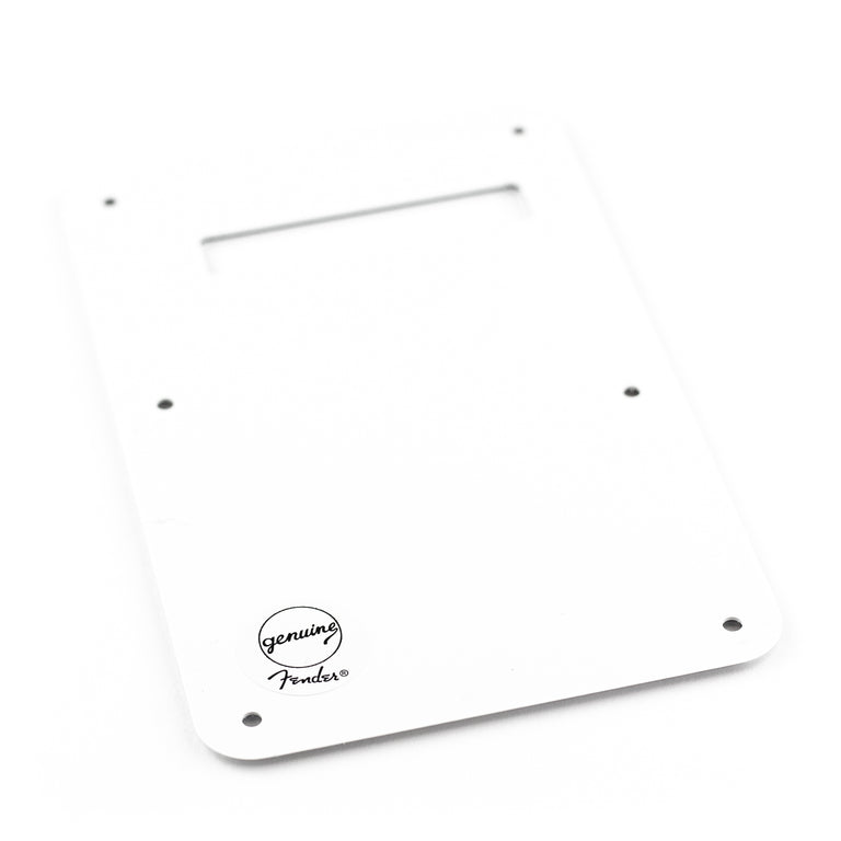 Fender Modern Stratocaster Tremolo Backplate, 3-Ply White