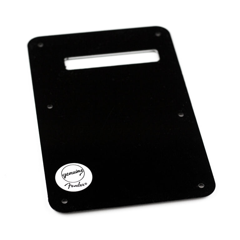 Fender Modern Stratocaster Tremolo Backplate, 3-Ply Black