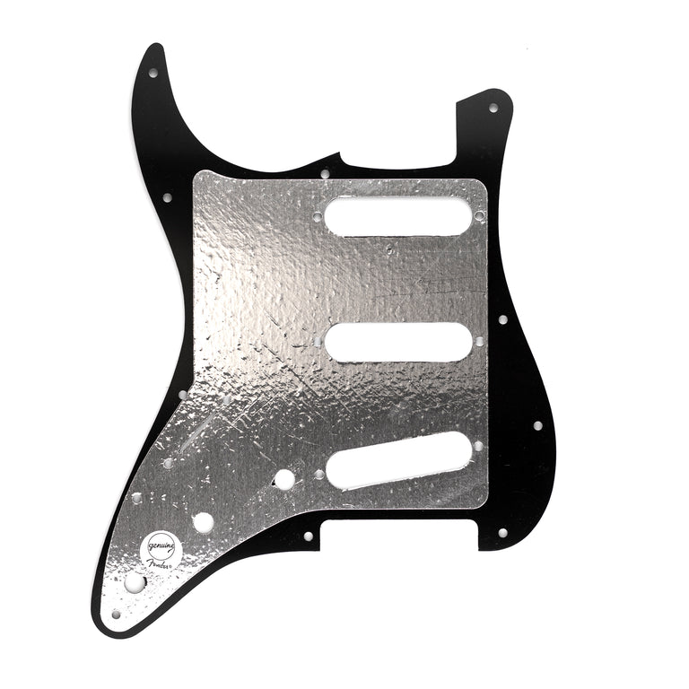 Fender Stratocaster Modern-Style Pickguard, 3-Ply Black