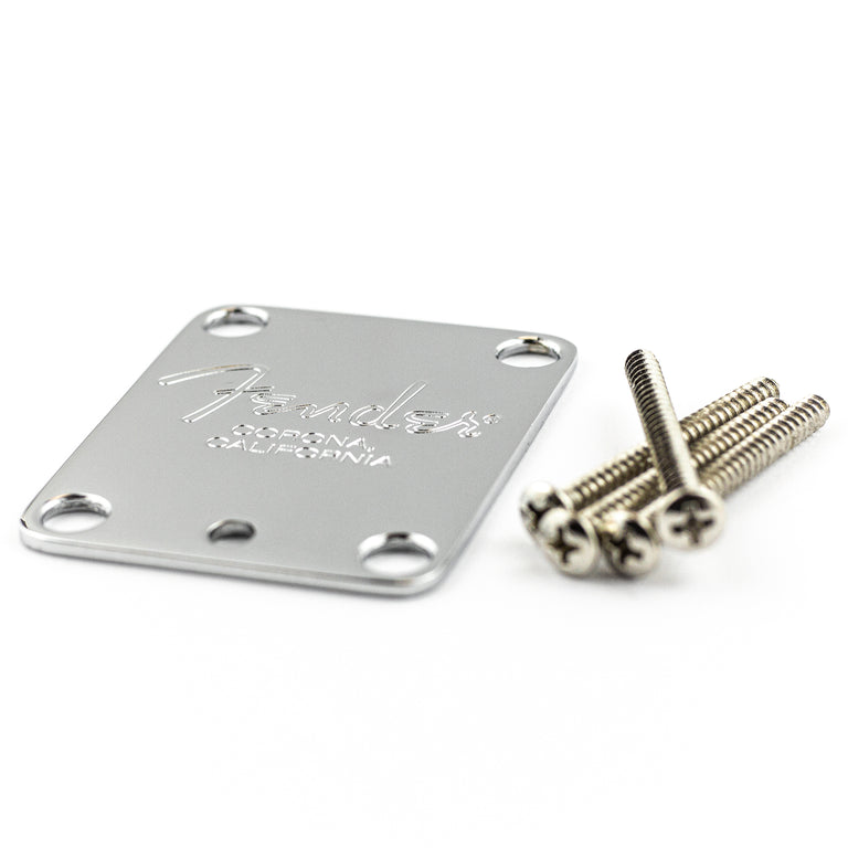 Fender American Standard Fender Corona Chrome Neck Plate with Micro-Tilt