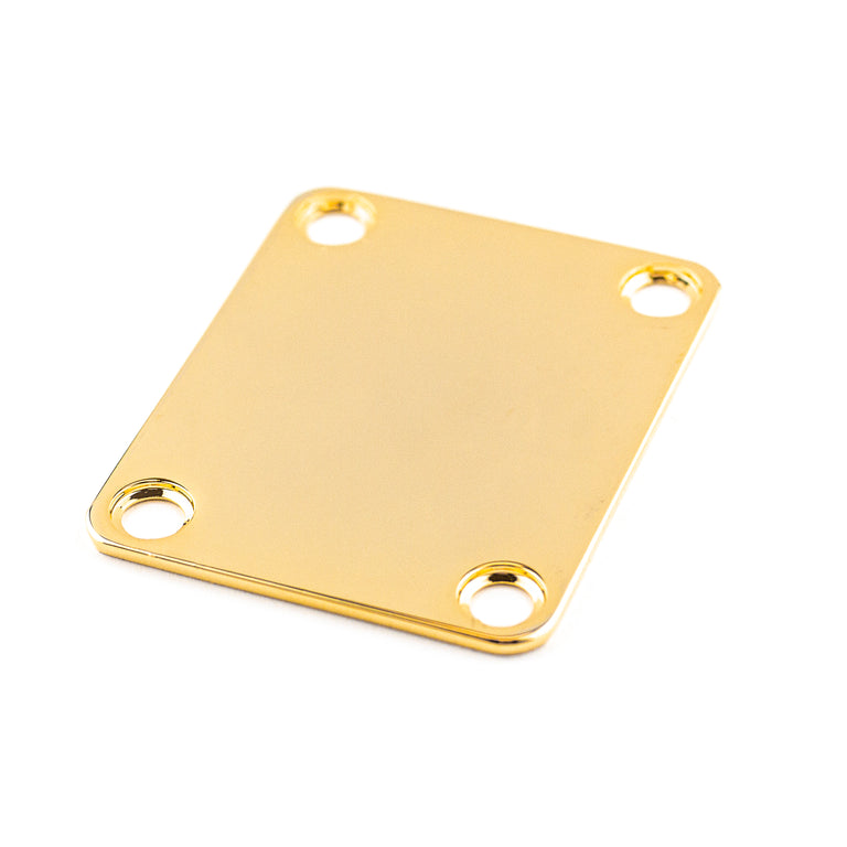 Fender Vintage-Style 4-Bolt Guitar Neck Plate, Gold