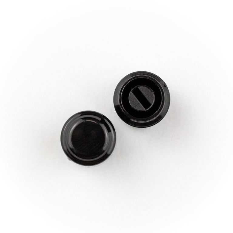 Fender Telecaster Barrel-Style Black Switch Tips, 2-Pack