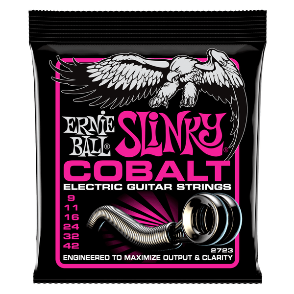 Ernie Ball Cobalt Super Slinky 9 42 Electric Guitar Strings