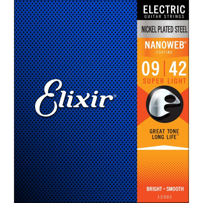 Elixir Nanoweb Electric And Acoustic Guitar Strings Strings Direct